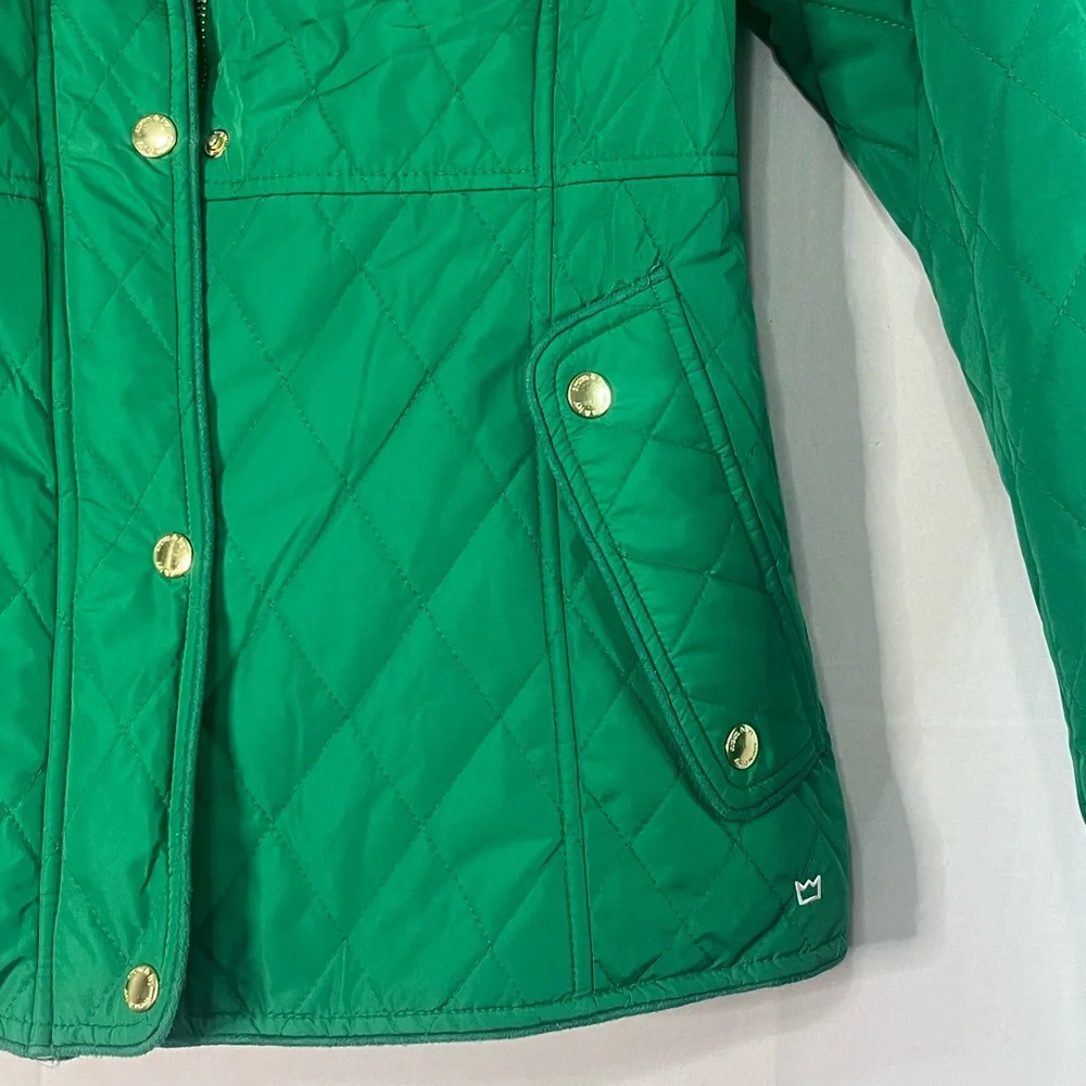 Crown & Ivy GREEN lined jacket NWT SIZE Small - Picture 3 of 11